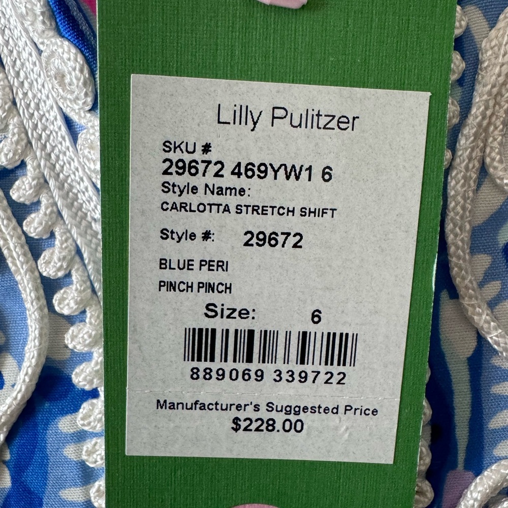 Lily Pulitzer Vibrant Sleeveless Dress with Intricate Neckline - Picture 3 of 3